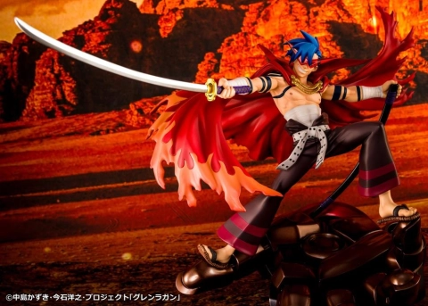 Tengen Toppa Gurren Lagann Kamina and Gurren Figure