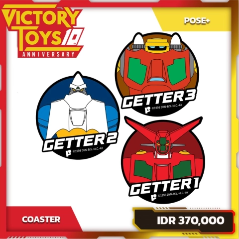 SHIN GETTER ROBO ARMAGEDDON COASTER SET By Pose+