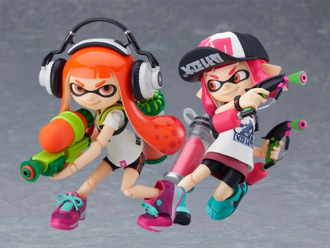 Splatoon figma No.400-DX Splatoon Girl Two-Pack (Reissue) by Good Smile Company
