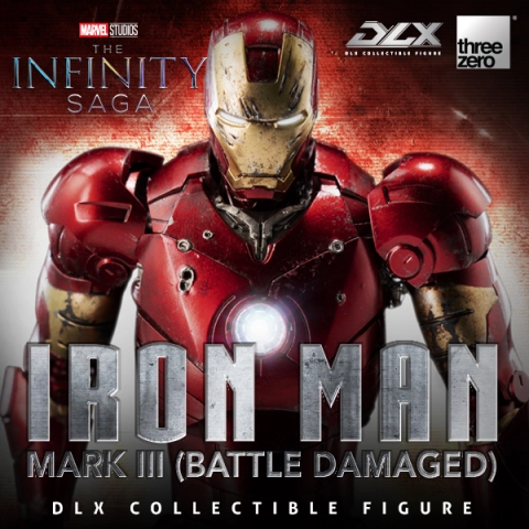 Marvel: The Infinity Saga DLX Iron Man Mark 3 (Battle Damaged) 1/12 Scale Action Figure