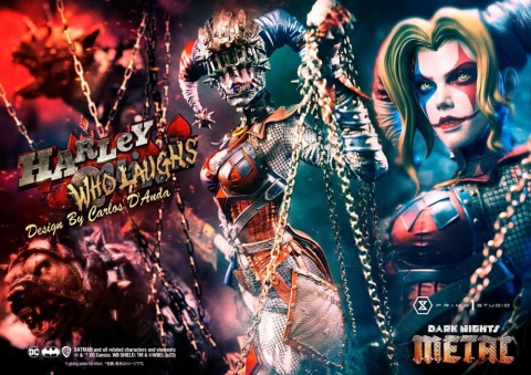 Dark Nights: Metal Museum Masterline Harley Who Laughs 1/3 By Prime1 Studio