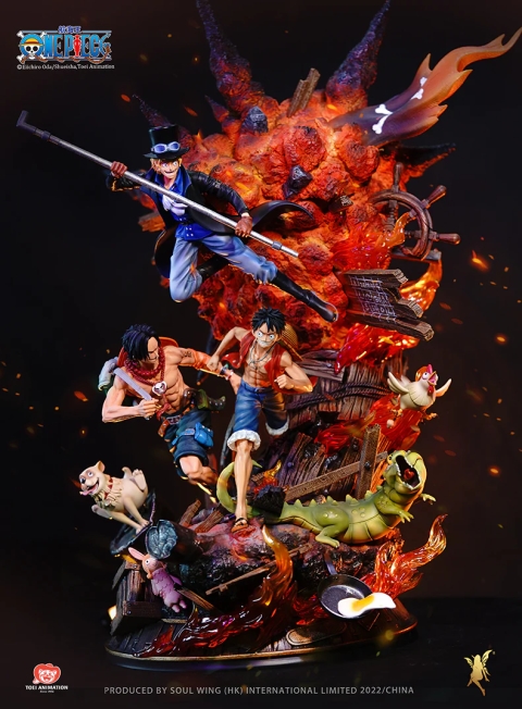 One Piece - Bond (Luffy, Ace, & Sabo) 1/6 Scale Statue By Soul Wing