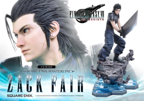 Final Fantasy VII Rebirth Square Enix Masterline Zack Fair 1/4 Scale Statue by Prime 1 Studio