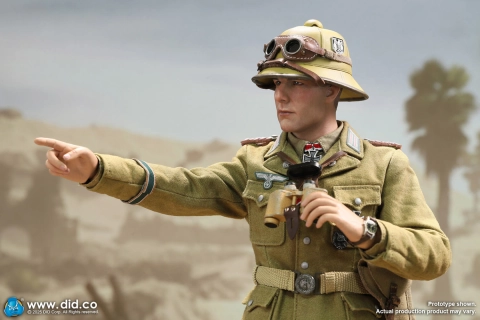 D80185 Africa Corps Supply Duty Ishaan and Panzer Commander Stauffenberg 1/6 Scale