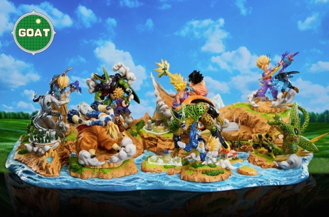 Dragon Ball Capsule Series Chapter 1 Cell Chapter EX Set Statue by GOAT Studio