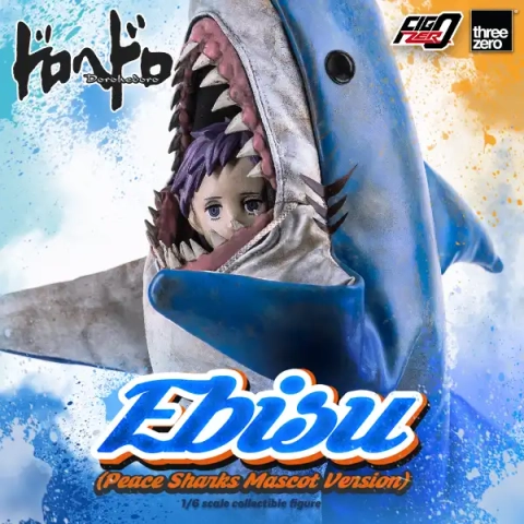 Dorohedoro FigZero Ebisu (Peace Sharks Mascot Version) 1/6 Scale Figure by ThreeZero