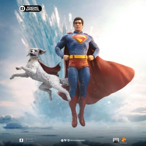 Superman (2025) Superman & Krypto 1/10 Art Scale Statue