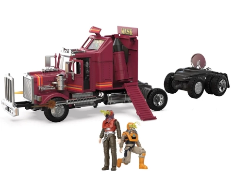M.A.S.K. Mobile Defense Unit Vehicle with Matt Tracker & Bruce Sato Action Figures
