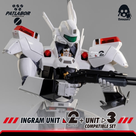 Patlabor ROBO-DOU Ingram Unit 2 1/35 Scale Figure + Unit 3 Compatible Set by ThreeZero