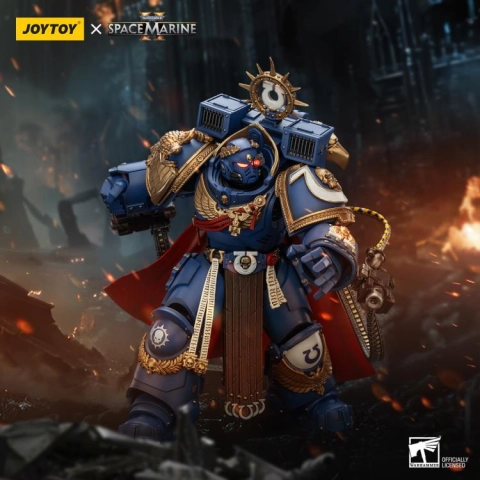 JT01338 Warhammer 40,000: Space Marine 2 Ultramarines Marneus Calgar Chapter 1/18 Figure