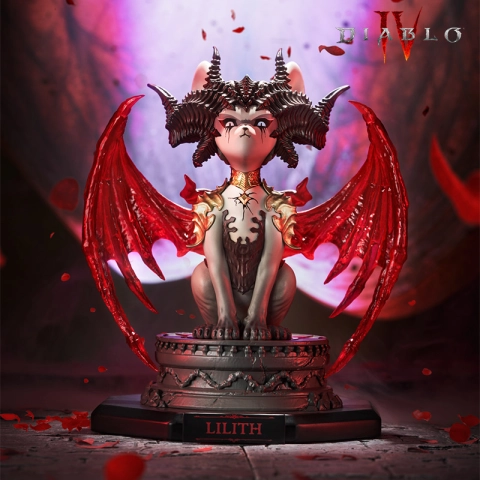 Diablo IV Lilith Meow Light-Up Collectible Figure