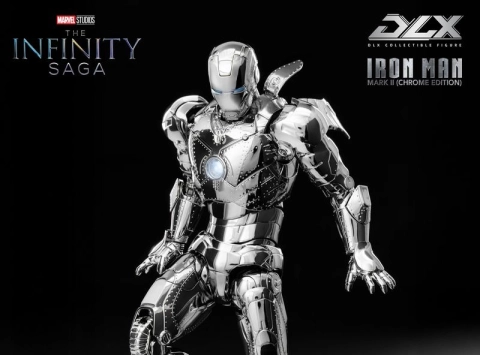 Marvel: The Infinity Saga DLX Iron Man Mark 2 (Chrome) 1/12 Scale Action Figure