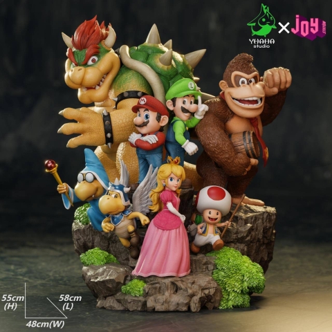 The Mario Family | Super Mario Deluxe By Joy Station X Yhaha Studio