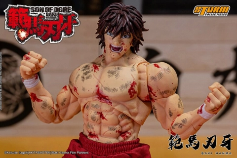 Baki the Grappler Son of Ogre Battle Damaged Baki Hanma 1/12 Scale by Storm Collectibles