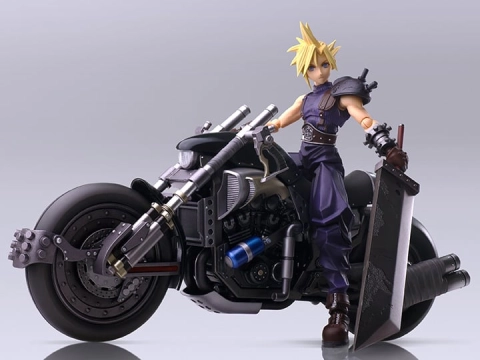 Final Fantasy VII Bring Arts Cloud Strife & Hardy-Daytona Action Figure Set by Square Enix