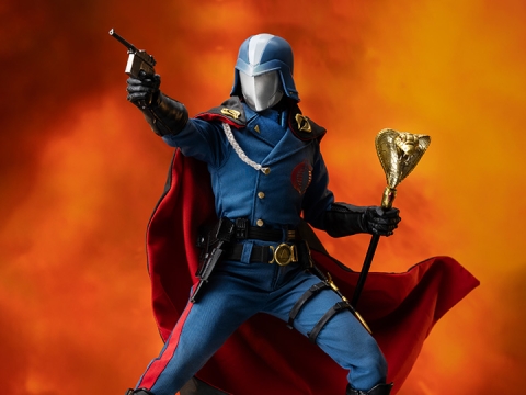 G.I. Joe FigZero Cobra Commander 1/6 Scale Collectible Figure By Threezero