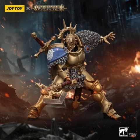JT00904 Warhammer: The Blacktalons Hendrick the Silver Wolf 1/18 Scale Action