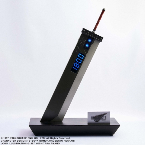 FF VII Digital Clock Sword By Square Enix
