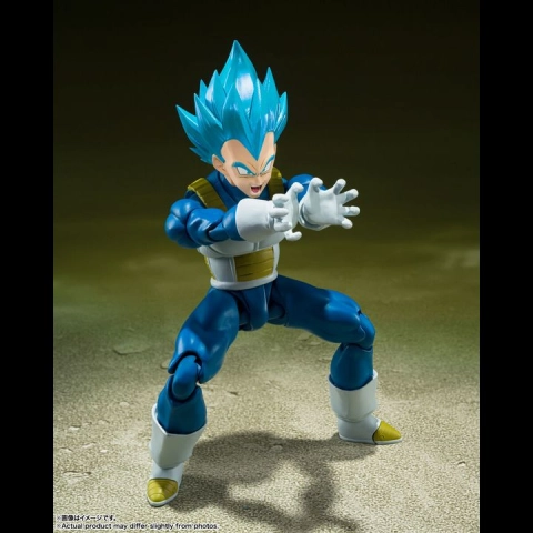 S.H.Figuarts Super Saiyan God Super Saiyan Vegeta - Unwavering Saiyan Pride Dragon Ball By Bandai