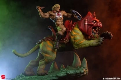 Masters of the Universe He-Man & Battle-Cat 1/4 Scale Maquette