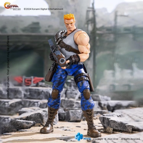 Contra: Operation Galuga Bill Rizer 1/12 Scale Action Figure by Hiya Toys