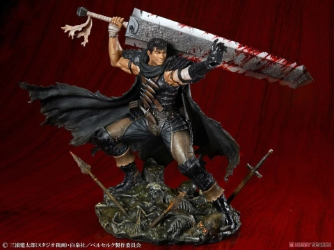 TV Anime [Berserk] Guts: Black Swordsman Ver. (PVC Figure)
