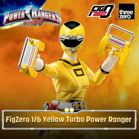 Power Rangers Turbo FigZero Yellow Turbo Ranger 1/6 Scale Figure by ThreeZero