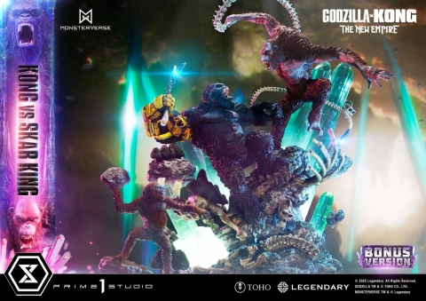 Godzilla x Kong: The New Empire Ultimate Diorama Masterline Kong vs. Skar King (Bonus Ver.)