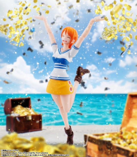 One Piece S.H.Figuarts Nami (Romance Dawn) Action Figure (Reissue)