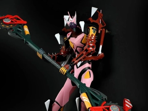 Rebuild of Evangelion MECHA-005M EVA Unit-08y (Solid-Color Edition) Model Kit by Meng-Model