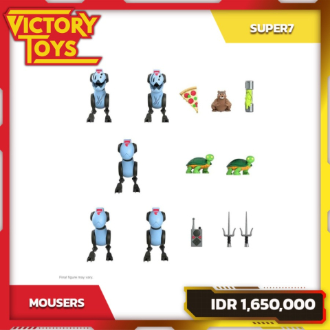 TMNT ULTIMATES MOUSERS FIVE PACK By Super7