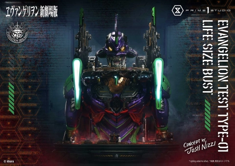Life Size Bust Evangelion Test Type-01 (Concept By Josh Nizzi) Statue (Bonus Ver)
