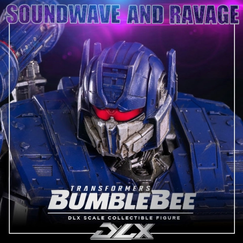 Transformers: Bumblebee DLX Series Soundwave and Ravage by ThreeZero