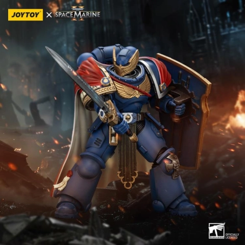 JT01345 Warhammer 40,000: Space Marine 2 Ultramarines Victrix Honour Guard 1/18 Figure
