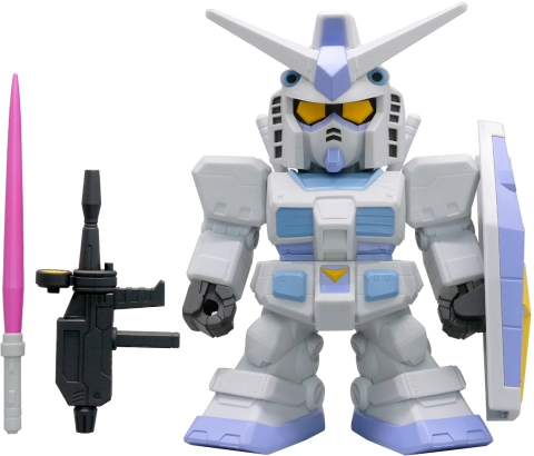Mobile Suit Gundam Jumbo Soft Vinyl SD RX-78-3 G3 Gundam  by Plex