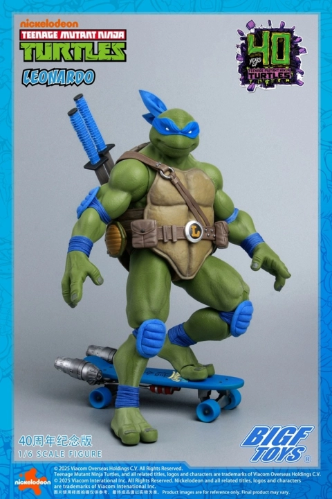TMNT Leonardo 40th Anniversary 1/6 Scale