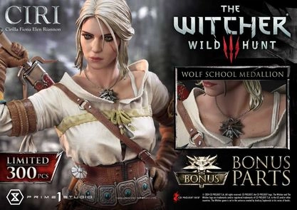 The Witcher 3: Ciri Fiona Elen Riannon 1/3 Scale (With Bonus) by Prime 1 Studio