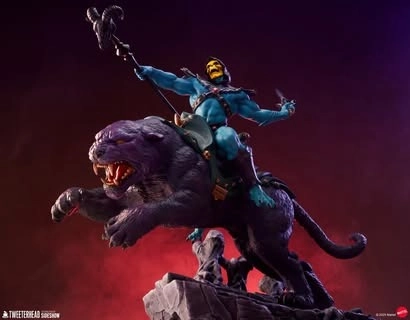 Masters of the Universe Skeletor & Panthor 1/4 Scale Maquette