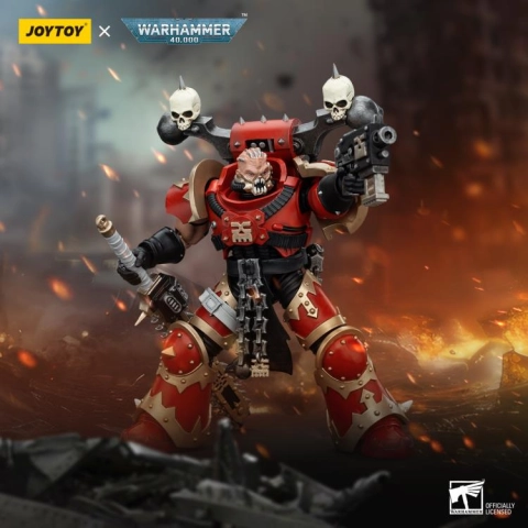 JT00560 Warhammer 40K World Eaters Khorne Berzerker Eviscerator Chainsword 1/18 by JoyToy