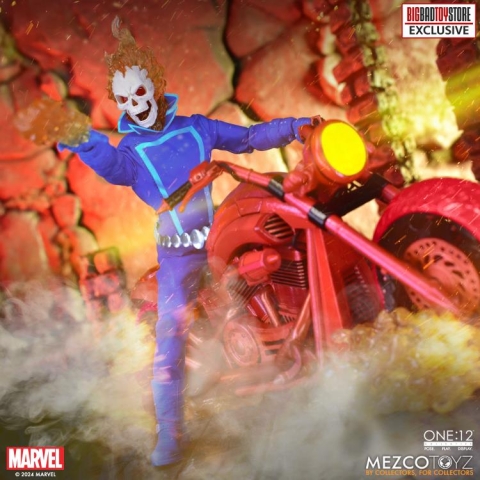 One:12 Collective Marvel's Ghost Rider & Hell Cycle (Vengeance Edition) Exclusive by Mezco